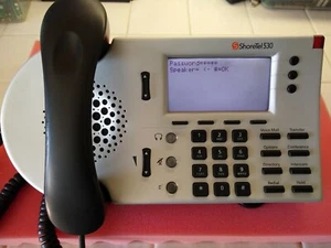 ShoreTel 530 VOIP Phone POE Powered w/handset and stand - Bild 1 von 5