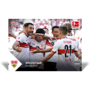 Topps Now Bundesliga 2021-22 - Card 004 - VfB Stuttgart - 5:1 Sieg zum Auftakt - Picture 1 of 2