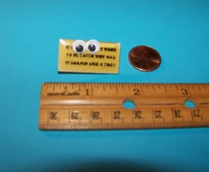 Vintage 1980's Pin "... Shaped Like A Taco" Adult Humor - Picture 1 of 2