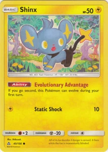 x4 Shinx - 45/156 - Common Pokemon SM5 Ultra Prism M/NM English - Picture 1 of 1