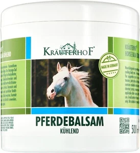 Bálsamo para caballos Kräuterhof 500 ml | Enfriamiento y revitalizante con castaño de indias, árnica - Imagen 1 de 5