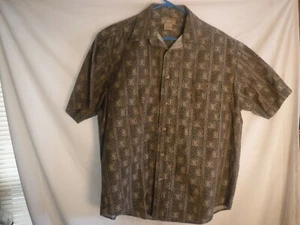 Natural Issue 100% Cotton Hawaiian Shirt Mens Size L - Picture 1 of 3