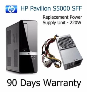 HP Pavilion S5000 Replacement 220W Power Supply Unit (PSU) 504965-001 PC8046 - Afbeelding 1 van 2