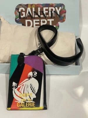 Lanvin x Gallery Dept. Portatarjetas Cordón Logo Cremallera Billetera Edición Limitada Nuevo en Caja Foto 1 de 4