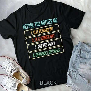 Divertida Camiseta Unisex Tecnología de la Información, Regalo Soporte Técnico - Imagen 1 de 11