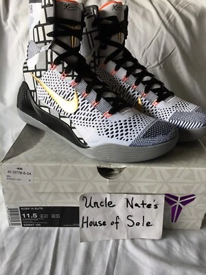 Nike Kobe 9 Elite Gold ‘Fundamentals’ , Size 11.5, DS - Image 1 of 4