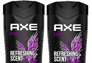 2 Pack - AXE Body Wash -Refreshing Scent Excite Crisp Coconut, 16 oz Each - Picture 1 of 1