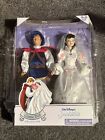 Vintage Disney Classic Doll Collection Snow White & Prince Wedding Doll Set. NEW