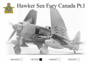 Calcomanías UpRise UR72287 - CALCOMANÍA Hawker Sea Fury Canadá Pt.1 1/72 - Imagen 1 de 6