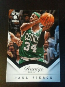 FREE SHIPPING-Paul Pierce-2013/14 Panini Prestige Basketball-no.129-Celtics