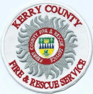 Kerry County Fire & Rescue Service Embroidered Patch Size 90 mm x 90 mm - Picture 1 of 1
