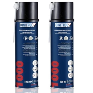 2x DINITROL 1000 Auto Unterboden klar Korrosions Hohlraumschutz 500ml SPRAYDOSE - Bild 1 von 6