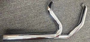 Harley Davidson Touring Exhaust Header Pipes Electra Glide 66855-10A Chrome Cat - Bild 1 von 4