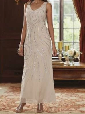 Madre de Novia Novio Boda Fiesta Noche Vestido Formal Vestido Sin Chaqueta Plus 3X Foto 1 de 4