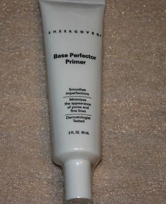 NEW Sheer Cover BASE PERFECTOR PRIMER Smooths Face Imperfections LG JUMBO 2 oz. - Image 1 of 2