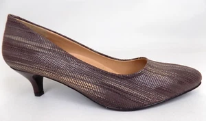 NEW! Trotters Fab T1805-117 Women Low Heel Pumps Taupe Multi Shoes Size 7.5 N - Picture 1 of 11