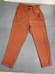 Zara Paperbag Jogginghose Damen M Burnt Orange Herbst Gummibund - Bild 1 von 14