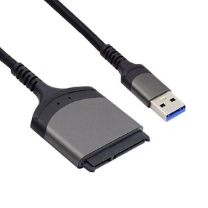 SATA Kabel 15 cm 22Pin Buchse zu USB 3.0 Typ A Stecker Adapter für Festplatte - Bild 1 von 8