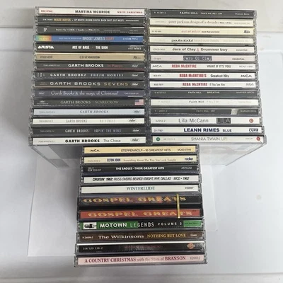 Lot of 40 Assorted CD's Music Country Rock Christian Gospel Motown Pop - Image 1 of 4