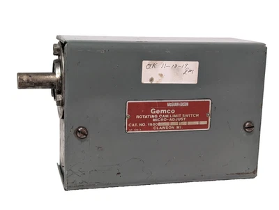 McGraw-Edison 1980-3145 Gemco interruptor de límite de leva giratoria de alta resistencia microajuste Foto 1 de 4