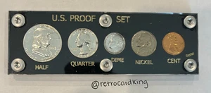 1958 United States Mint Set Philadelphia In a Black Capital Holder  - Picture 1 of 2