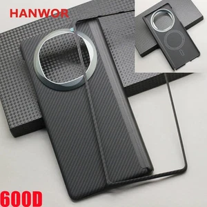 Kit Carbon Fiber Magsafe Case for Huawei Mate X6 Magnetic Hinge Thin Back Cover - Picture 1 of 28