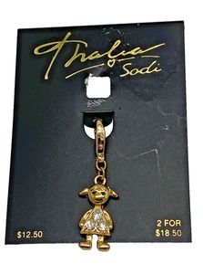 THALIA SODI, Goldtone "Tower Girl" Charm, NWT, $12.50  - Picture 1 of 3
