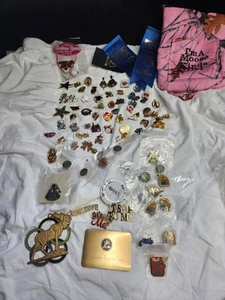 Vintage WOTM Women Of The Moose Lodge Pins, Charms , Earrings and More Lot - Picture 1 of 10
