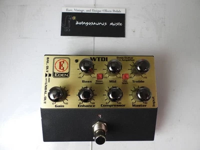 Eden WTDI World Tour DI EQ Bass Preamp Preamplifier Effects Pedal - Image 1 of 4