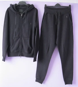 All Saints Wilde Trainingsanzug schwarz - Zip Up Hoody Hoodie XS / Jogginghose Sweatpants S - Bild 1 von 7
