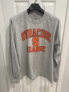 Men’s Syracuse Orange Champion Gray Long Sleeve T-shirt (Size Large) - Picture 1 of 3
