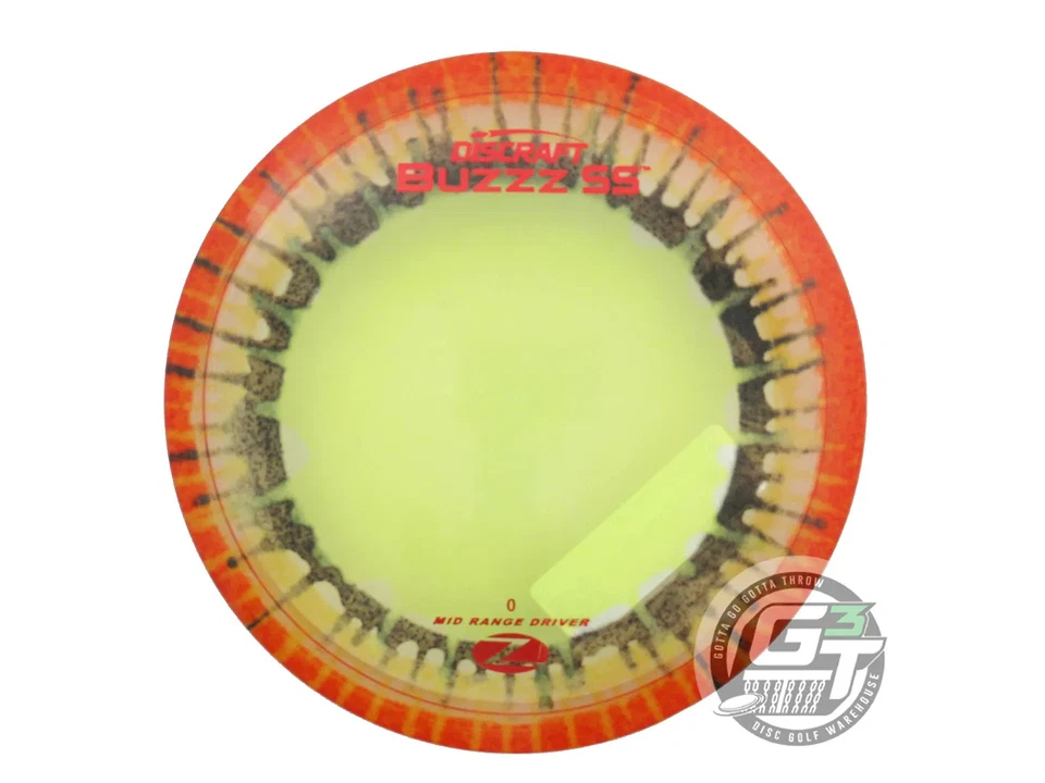 NEW Discraft FlyDye Z Buzzz SS 177g Orange Burst Midrange Golf Disc - Image 1 of 1
