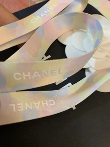 10 Yards Of Chanel Limited Edition Oriol&Fontanel Ribbon Multicolor w/White Logo - Picture 1 of 12