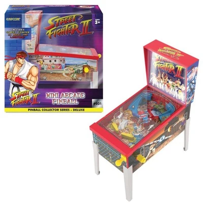 Street Fighter II Mini Arcade Pinball (Collector Series - Deluxe) 2 NEW - image 1 of 3