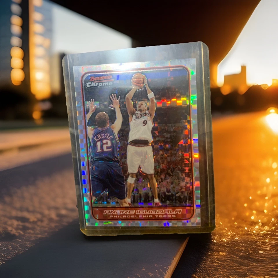 SP 019/150 ANDRE IGUODALA 2006 #21 CHROME XFRACTOR BOWMAN - Image 1 of 2