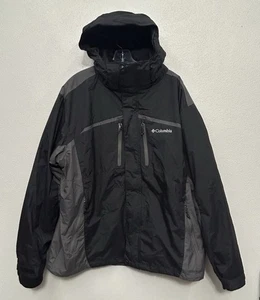 Columbia 3 In 1 Interchange Jacket Coat Men’s XL Black Lined Waterproof Ski Snow - Picture 1 of 10