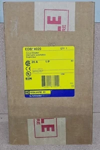SQUARE D EDB14020 20A 277V 1P Bolt-on EDB Circuit Breaker NTO - Picture 1 of 1