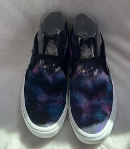 Zapatillas sin cordones para mujer Vans Galaxy talla 9 usadas en excelente estado - Imagen 1 de 7