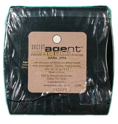 BeautiControl Secret Agent Private Deflective Pressed Powder Dark - NOS, Sealed - Image 1 of 4