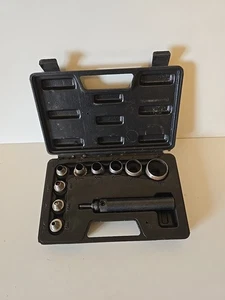 Set punzoni vintage in pelle resistente da lavoro con foro cavo con custodia - Foto 1 di 6