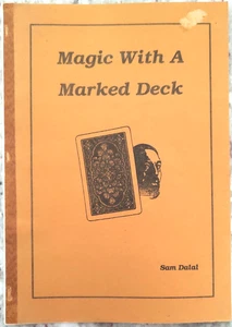 Magic With A Marked Deck Sam Dalal 1992 Vintage 3rd Edition - Imagen 1 de 4