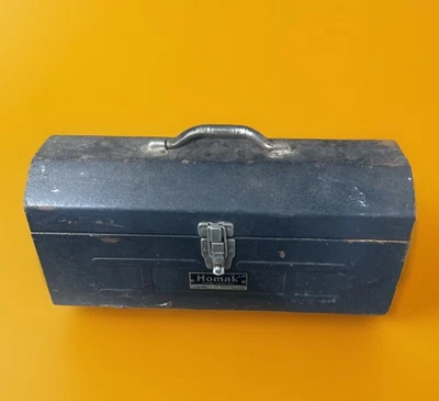 Tool Box HOMAK Model 819 Hip Roof Tool Storage, Red Tray & Lockable Latch USA - Image 1 of 4