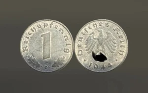 Deutsches Reich Drittes Reich 1 Reichspfennig 1944 D Zink - Bild 1 von 1