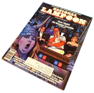 NATIONAL LAMPOON: HOW I SPENT SUMMER VACATION OCT 1988 PETE ROSE CHARLIE HUSTLE - Picture 1 of 4