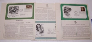 Three First Day Covers:  Battles of the American Revolution and Lafayette - Picture 1 of 3