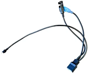 A+++ MINT! La-Z-Boy 14651T Lazy Boy 10.000113 BLUE 2 pin Power CABLE Harness LZB - Picture 1 of 5