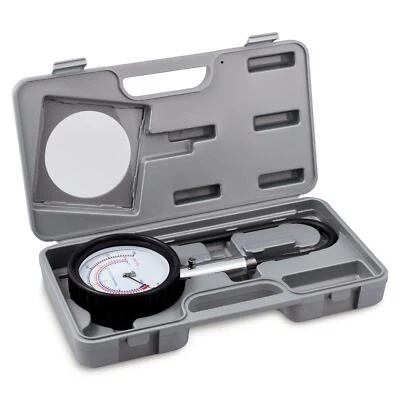 KPUK Kart Large Tyre Pressure Gauge 4.5 Inch Face & Case Track Bike Days Race Car