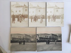 ww1 lot 5 photo remise des médailles de guerre 21 Novembre 1915 à JONZAC - Imagen 1 de 1