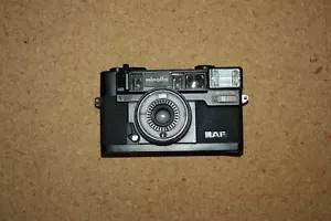 Minolta Hi-Matic AF, analoge Rangefinder Kamera, schwarz - Bild 1 von 3
