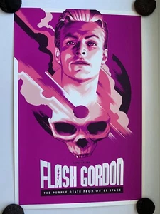 Flash Gordon Der lila Tod aus dem Weltraum Poster von Phantom City Creative - Bild 1 von 8